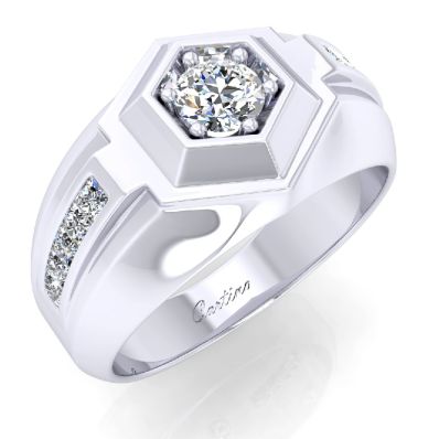 Nhẫn Nam Đính Đá CZ Men Ring 26