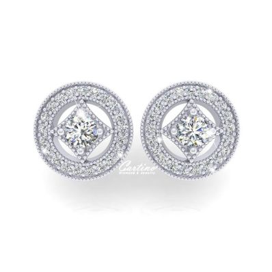 Bông Tai Kim Cương EARRING 47