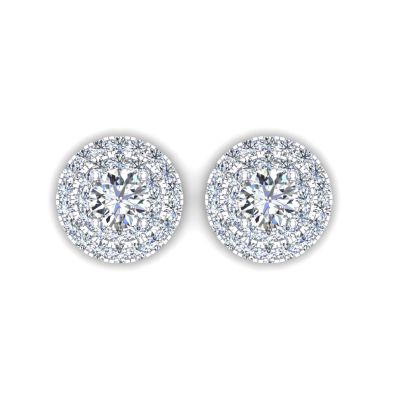 Bông Tai Bạch Kim EARRING 82