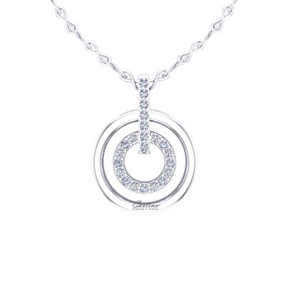 Mặt Dây Bạch Kim PENDANT 4