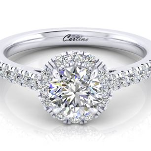 Nhẫn Đính Hôn Platinum 11