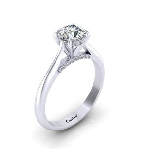 Nhẫn Đính Hôn Platinum 16