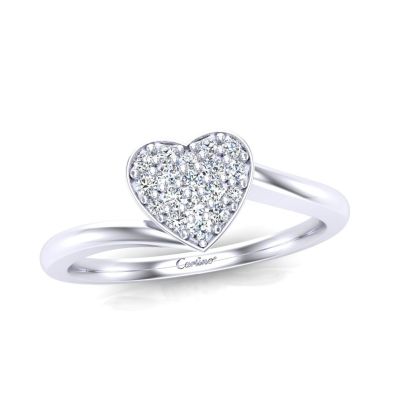 Nhẫn Đính Hôn Kim Cương Heart 3