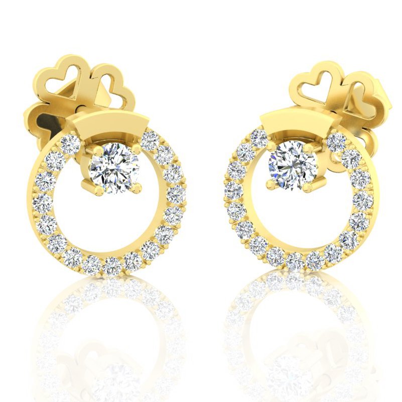 Bông Tai Kim Cương EARRING 68