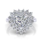 Nhẫn Nữ Đính Kim Cương Moissanite