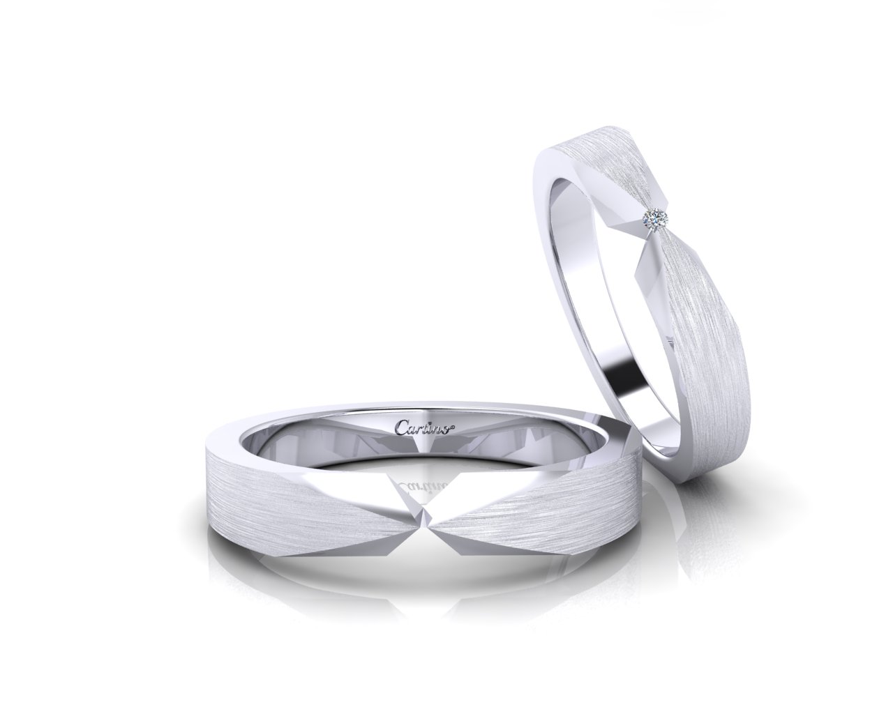 Nhẫn Cưới Kim Cương SHARP RING 10