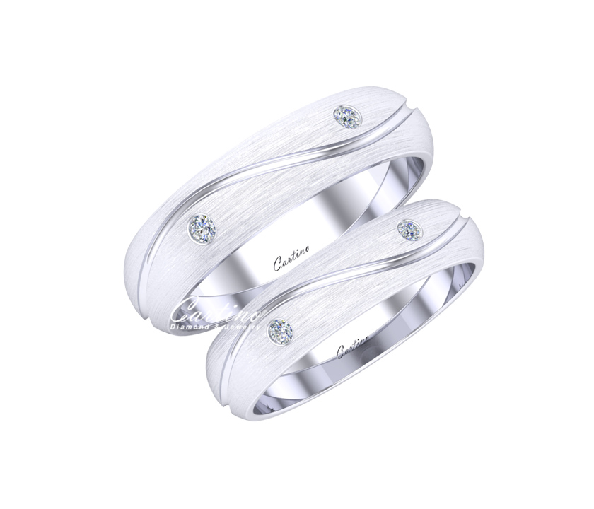 Nhẫn Cưới Platinum LUNISOLAR COUPLE