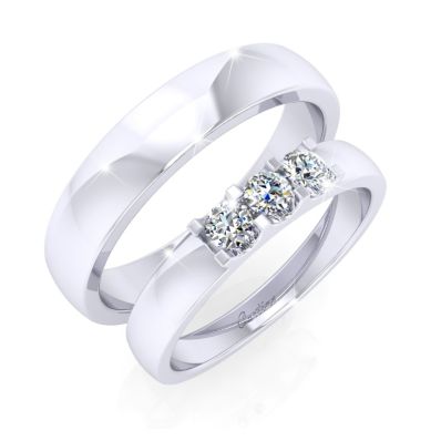 Nhẫn Cưới Platinum JUST MARRIED 1