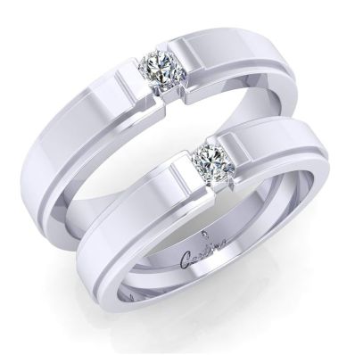 Nhẫn Cưới Platinum SWEET RING 2