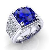 Nhẫn Nam Sapphire Men Ring 63