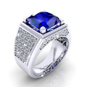 Nhẫn Nam Sapphire Men Ring 63