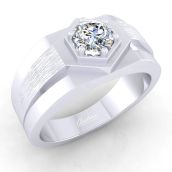 Nhẫn Nam Đá CZ Men Ring 20