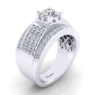 Nhẫn Nam Đá CZ Men Ring 48